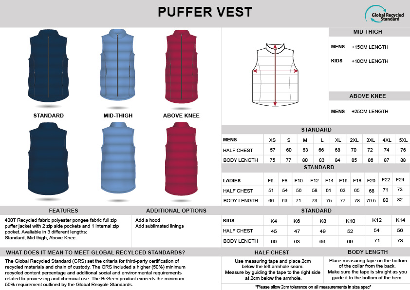 spec sheet