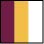 BURGUNDY/GOLD/WHITE