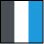 CHARCOAL/WHITE/HAWAIIANBLUE