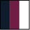 NAVY/BURGUNDY/WHITE