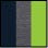 NAVY/ CHARCOAL-HEATHER/ NEON-LIME