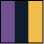 PURPLE/NAVY/GOLD