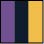 PURPLE/NAVY/GOLD