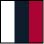 WHITE/NAVY/RED